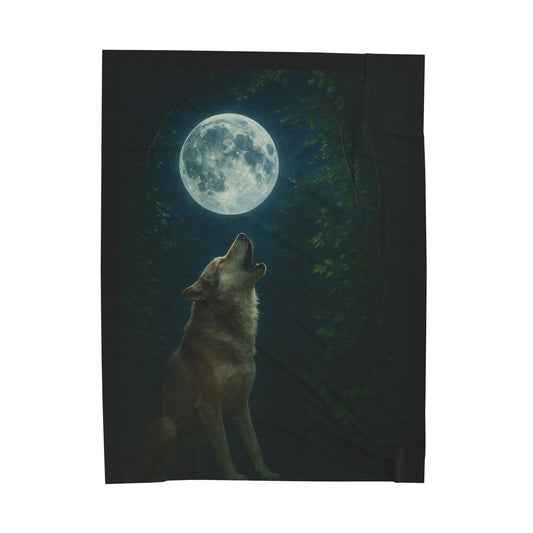 Plush Blanket - YUKI Howling Design
