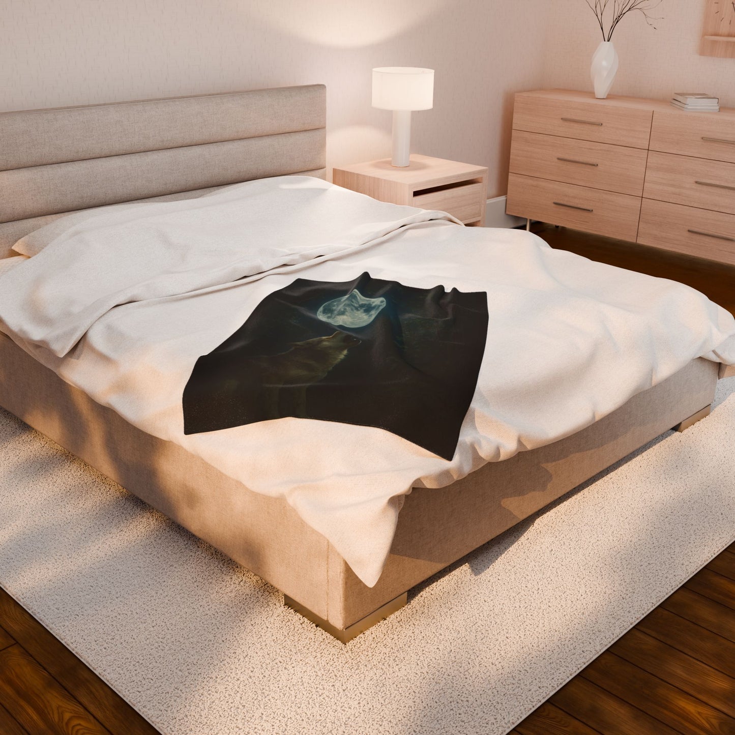 Plush Blanket - YUKI Howling Design