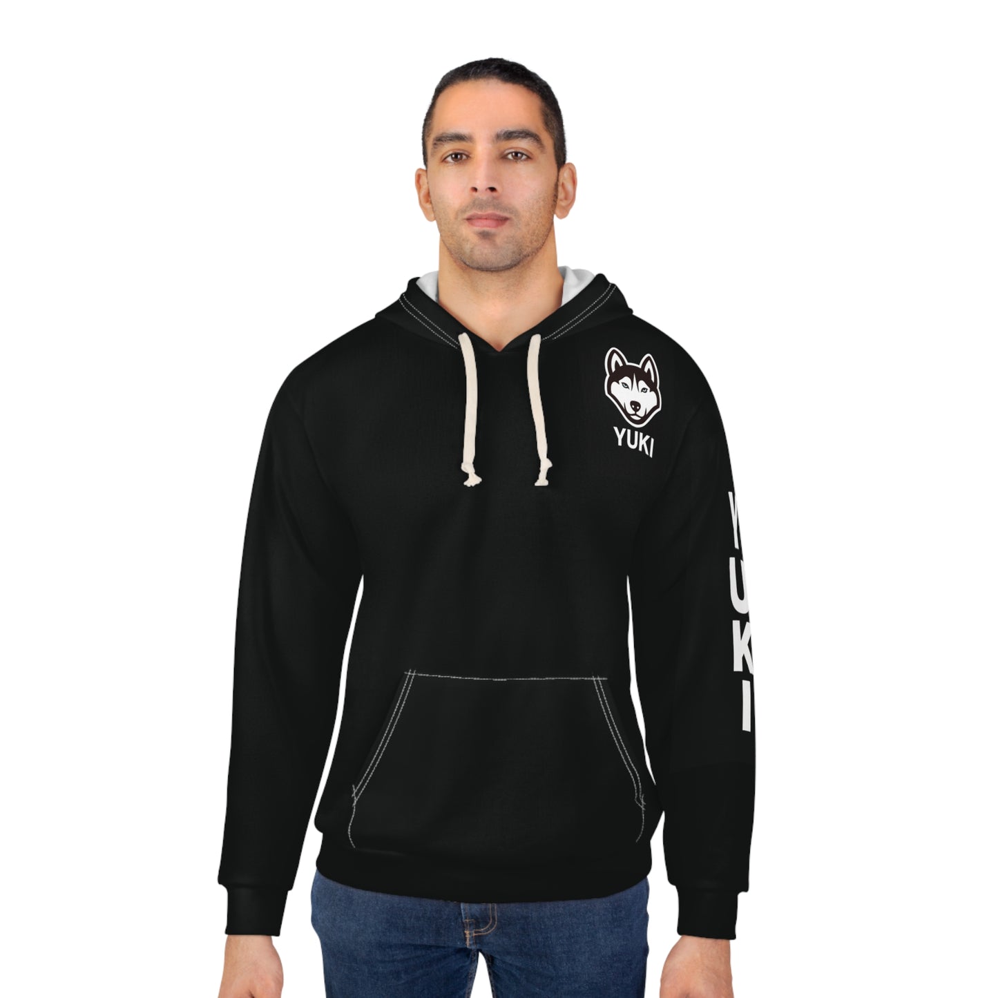 Husky Design Unisex Pullover Hoodie - Cozy Gift for Dog Lovers, Wilderness Apparel, Casual Style, Unique Pet Hoodie
