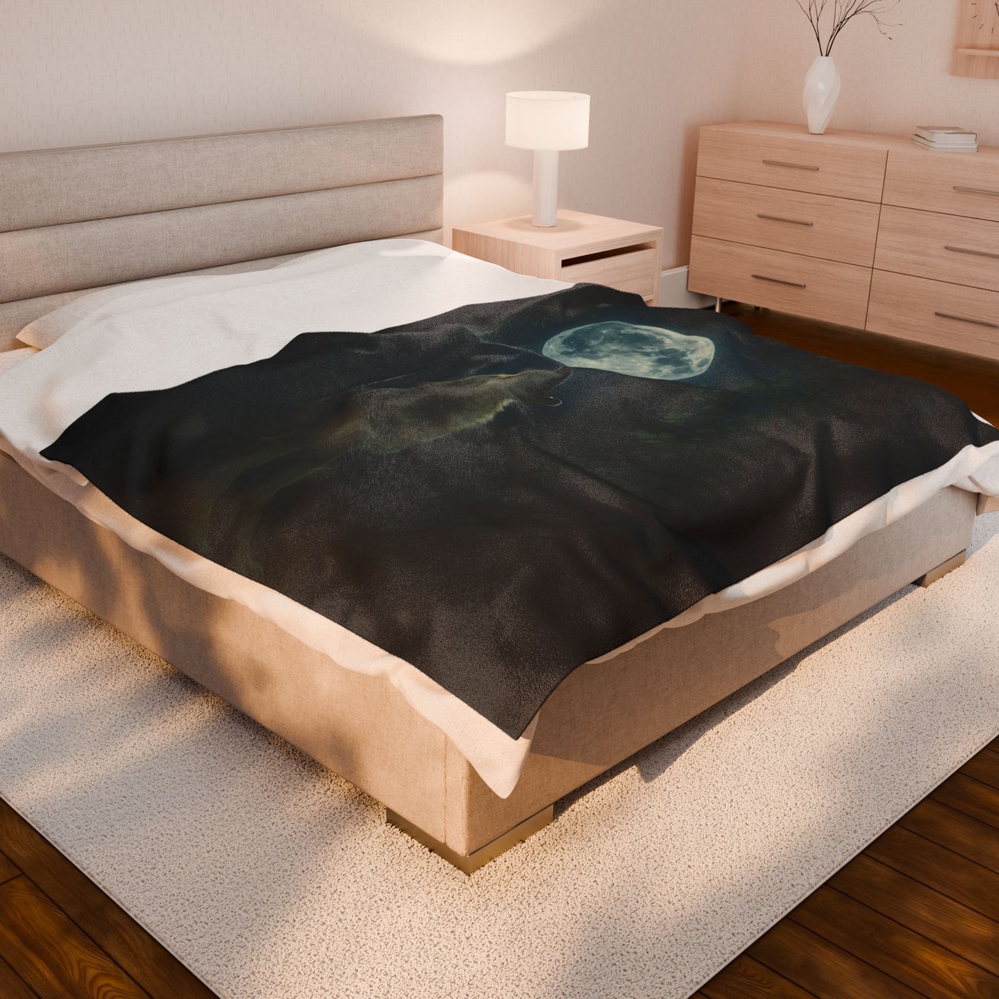 Plush Blanket - YUKI Howling Design