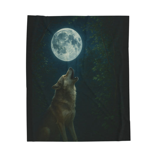 Plush Blanket - YUKI Howling Design